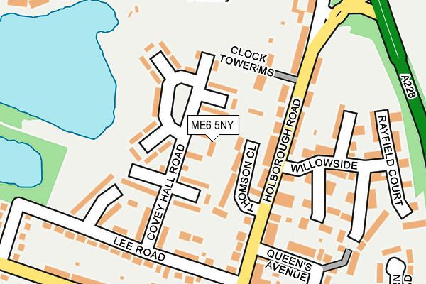 ME6 5NY map - OS OpenMap – Local (Ordnance Survey) ME6 5NY map - OS OpenMap – Local (Ordnance Survey)