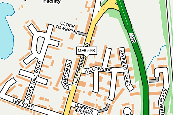 ME6 5PB map - OS OpenMap – Local (Ordnance Survey) ME6 5PB map - OS OpenMap – Local (Ordnance Survey)