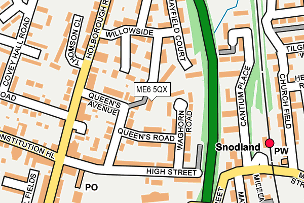 ME6 5QX map - OS OpenMap – Local (Ordnance Survey) ME6 5QX map - OS OpenMap – Local (Ordnance Survey)