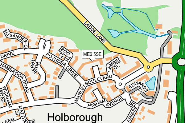 ME6 5SE map - OS OpenMap – Local (Ordnance Survey) ME6 5SE map - OS OpenMap – Local (Ordnance Survey)