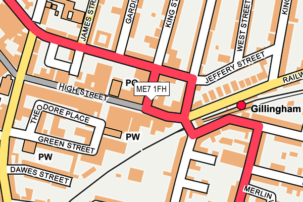 ME7 1FH map - OS OpenMap – Local (Ordnance Survey) ME7 1FH map - OS OpenMap – Local (Ordnance Survey)