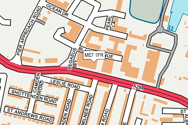 ME7 1FR map - OS OpenMap – Local (Ordnance Survey) ME7 1FR map - OS OpenMap – Local (Ordnance Survey)