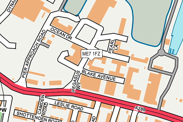 ME7 1FZ map - OS OpenMap – Local (Ordnance Survey) ME7 1FZ map - OS OpenMap – Local (Ordnance Survey)