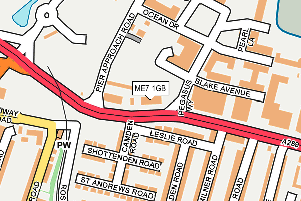 ME7 1GB map - OS OpenMap – Local (Ordnance Survey) ME7 1GB map - OS OpenMap – Local (Ordnance Survey)
