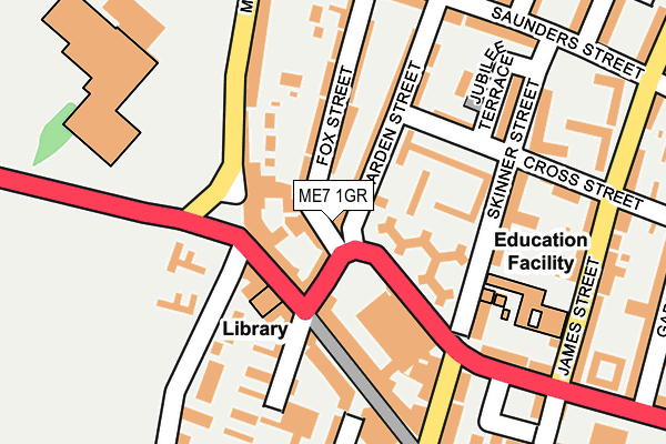 ME7 1GR map - OS OpenMap – Local (Ordnance Survey)
