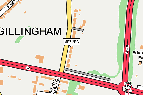 ME7 2BG map - OS OpenMap – Local (Ordnance Survey) ME7 2BG map - OS OpenMap – Local (Ordnance Survey)