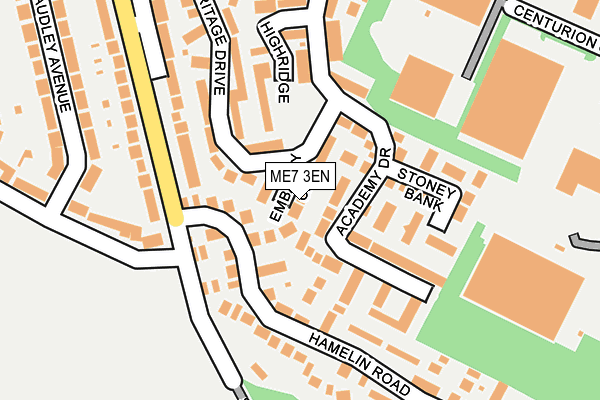 ME7 3EN map - OS OpenMap – Local (Ordnance Survey) ME7 3EN map - OS OpenMap – Local (Ordnance Survey)