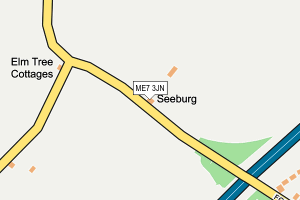 ME7 3JN map - OS OpenMap – Local (Ordnance Survey) ME7 3JN map - OS OpenMap – Local (Ordnance Survey)