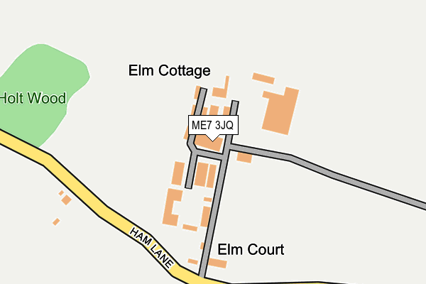 ME7 3JQ map - OS OpenMap – Local (Ordnance Survey) ME7 3JQ map - OS OpenMap – Local (Ordnance Survey)