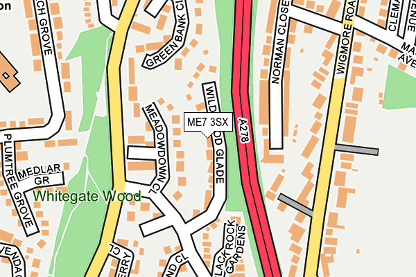 ME7 3SX map - OS OpenMap – Local (Ordnance Survey) ME7 3SX map - OS OpenMap – Local (Ordnance Survey)