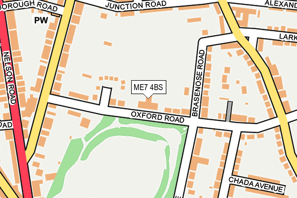 ME7 4BS map - OS OpenMap – Local (Ordnance Survey) ME7 4BS map - OS OpenMap – Local (Ordnance Survey)