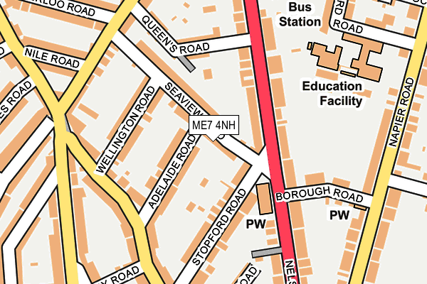 ME7 4NH map - OS OpenMap – Local (Ordnance Survey) ME7 4NH map - OS OpenMap – Local (Ordnance Survey)
