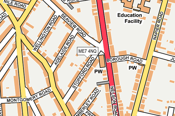 ME7 4NQ map - OS OpenMap – Local (Ordnance Survey) ME7 4NQ map - OS OpenMap – Local (Ordnance Survey)