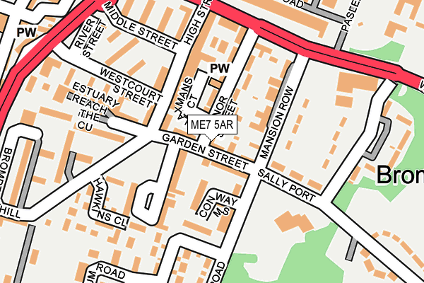 ME7 5AR map - OS OpenMap – Local (Ordnance Survey) ME7 5AR map - OS OpenMap – Local (Ordnance Survey)