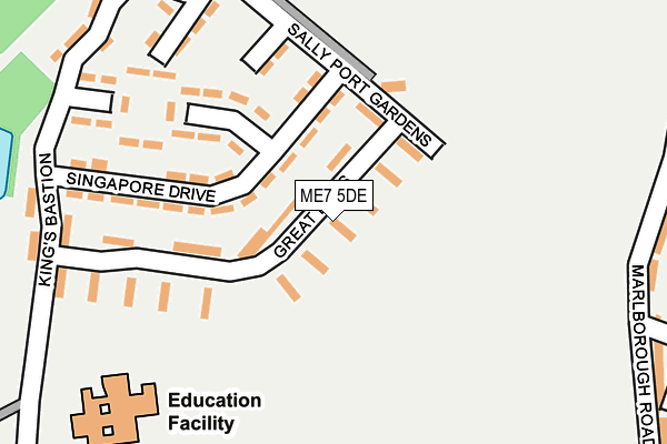 ME7 5DE map - OS OpenMap – Local (Ordnance Survey) ME7 5DE map - OS OpenMap – Local (Ordnance Survey)