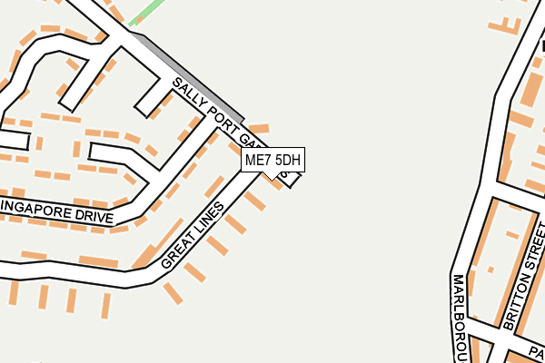 ME7 5DH map - OS OpenMap – Local (Ordnance Survey) ME7 5DH map - OS OpenMap – Local (Ordnance Survey)