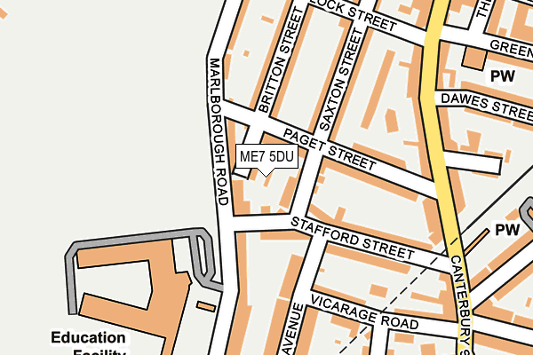 ME7 5DU map - OS OpenMap – Local (Ordnance Survey) ME7 5DU map - OS OpenMap – Local (Ordnance Survey)