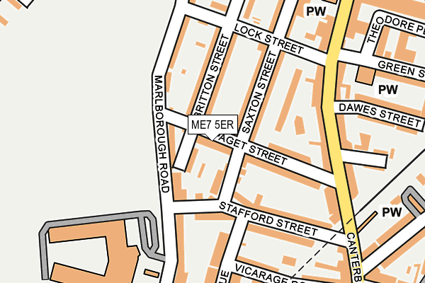 ME7 5ER map - OS OpenMap – Local (Ordnance Survey) ME7 5ER map - OS OpenMap – Local (Ordnance Survey)