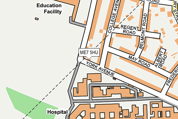 ME7 5HU map - OS OpenMap – Local (Ordnance Survey) ME7 5HU map - OS OpenMap – Local (Ordnance Survey)