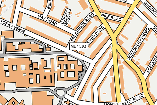 ME7 5JQ map - OS OpenMap – Local (Ordnance Survey) ME7 5JQ map - OS OpenMap – Local (Ordnance Survey)
