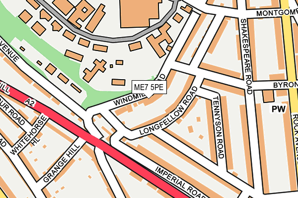 ME7 5PE map - OS OpenMap – Local (Ordnance Survey) ME7 5PE map - OS OpenMap – Local (Ordnance Survey)