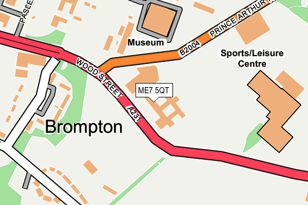 ME7 5QT map - OS OpenMap – Local (Ordnance Survey) ME7 5QT map - OS OpenMap – Local (Ordnance Survey)