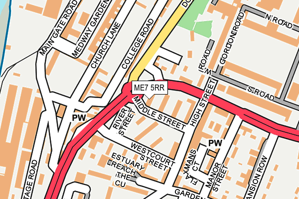 ME7 5RR map - OS OpenMap – Local (Ordnance Survey) ME7 5RR map - OS OpenMap – Local (Ordnance Survey)