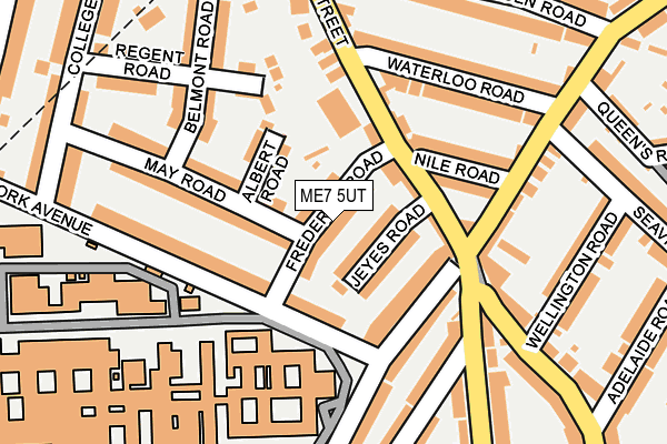 ME7 5UT map - OS OpenMap – Local (Ordnance Survey) ME7 5UT map - OS OpenMap – Local (Ordnance Survey)