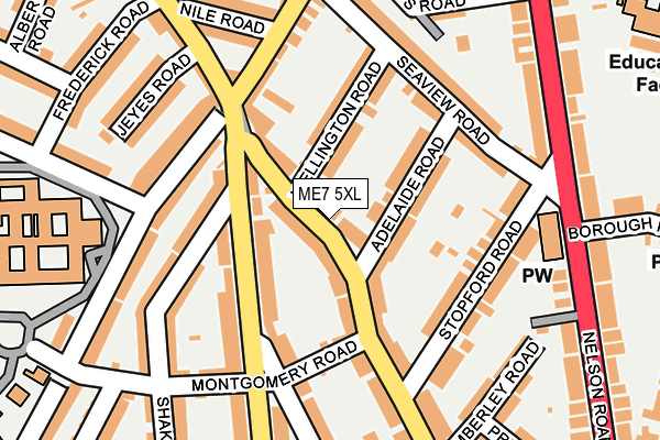ME7 5XL map - OS OpenMap – Local (Ordnance Survey) ME7 5XL map - OS OpenMap – Local (Ordnance Survey)