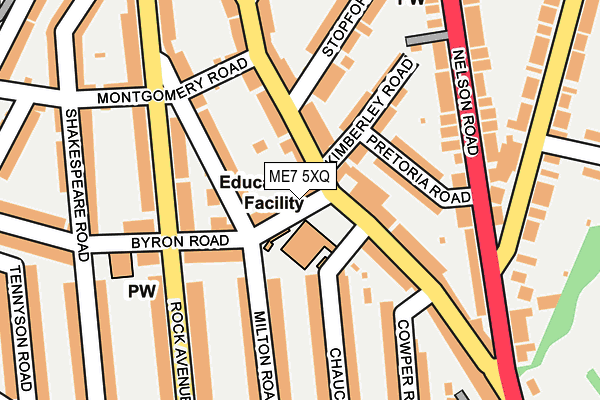 ME7 5XQ map - OS OpenMap – Local (Ordnance Survey) ME7 5XQ map - OS OpenMap – Local (Ordnance Survey)
