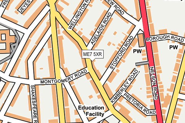 ME7 5XR map - OS OpenMap – Local (Ordnance Survey) ME7 5XR map - OS OpenMap – Local (Ordnance Survey)