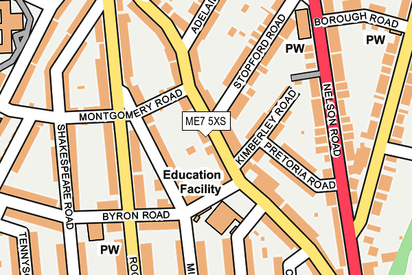ME7 5XS map - OS OpenMap – Local (Ordnance Survey) ME7 5XS map - OS OpenMap – Local (Ordnance Survey)