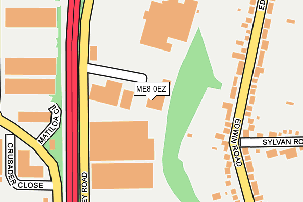 ME8 0EZ map - OS OpenMap – Local (Ordnance Survey) ME8 0EZ map - OS OpenMap – Local (Ordnance Survey)