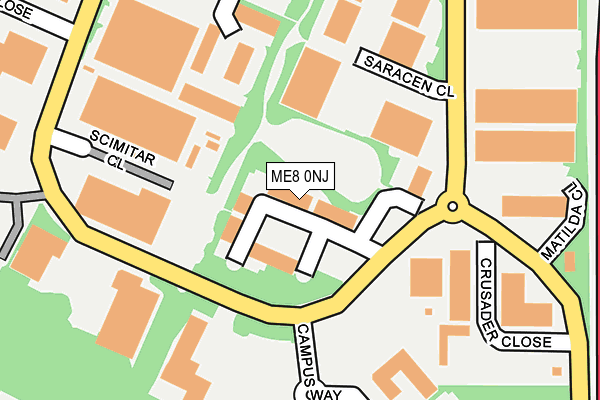 ME8 0NJ map - OS OpenMap – Local (Ordnance Survey) ME8 0NJ map - OS OpenMap – Local (Ordnance Survey)