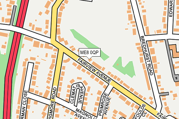 ME8 0QP map - OS OpenMap – Local (Ordnance Survey) ME8 0QP map - OS OpenMap – Local (Ordnance Survey)