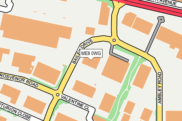 ME8 0WG map - OS OpenMap – Local (Ordnance Survey) ME8 0WG map - OS OpenMap – Local (Ordnance Survey)