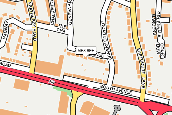 ME8 6EH map - OS OpenMap – Local (Ordnance Survey) ME8 6EH map - OS OpenMap – Local (Ordnance Survey)