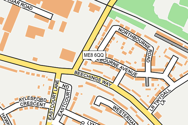 ME8 6QQ map - OS OpenMap – Local (Ordnance Survey) ME8 6QQ map - OS OpenMap – Local (Ordnance Survey)