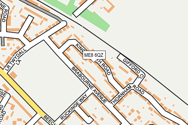 ME8 6QZ map - OS OpenMap – Local (Ordnance Survey) ME8 6QZ map - OS OpenMap – Local (Ordnance Survey)