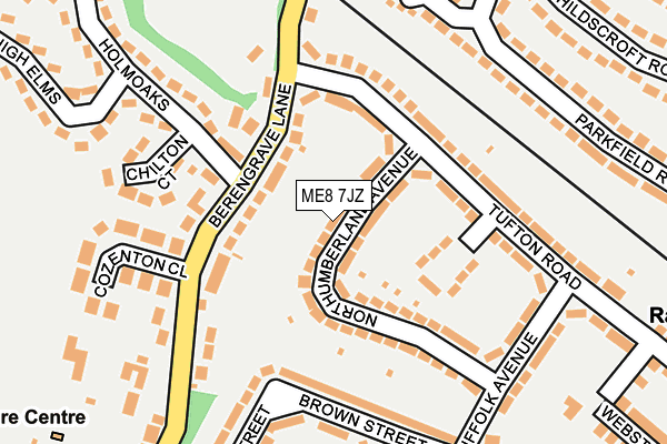 ME8 7JZ map - OS OpenMap – Local (Ordnance Survey) ME8 7JZ map - OS OpenMap – Local (Ordnance Survey)