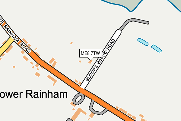 ME8 7TW map - OS OpenMap – Local (Ordnance Survey) ME8 7TW map - OS OpenMap – Local (Ordnance Survey)