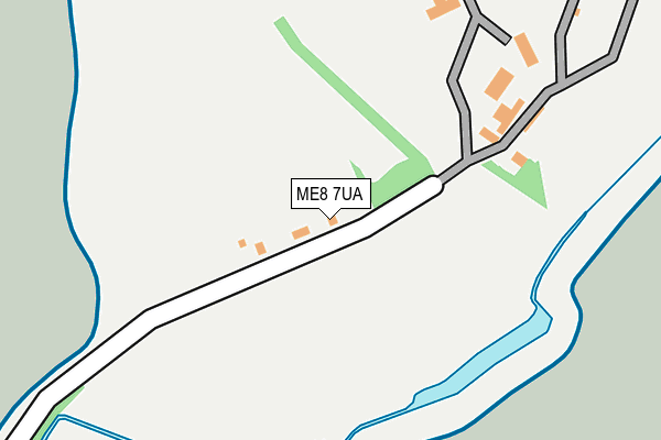 ME8 7UA map - OS OpenMap – Local (Ordnance Survey)