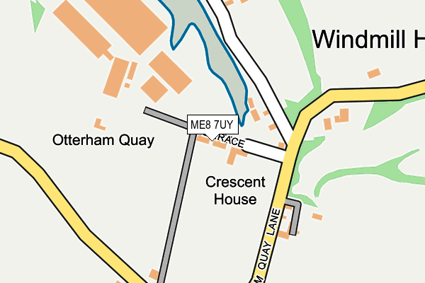 ME8 7UY map - OS OpenMap – Local (Ordnance Survey) ME8 7UY map - OS OpenMap – Local (Ordnance Survey)