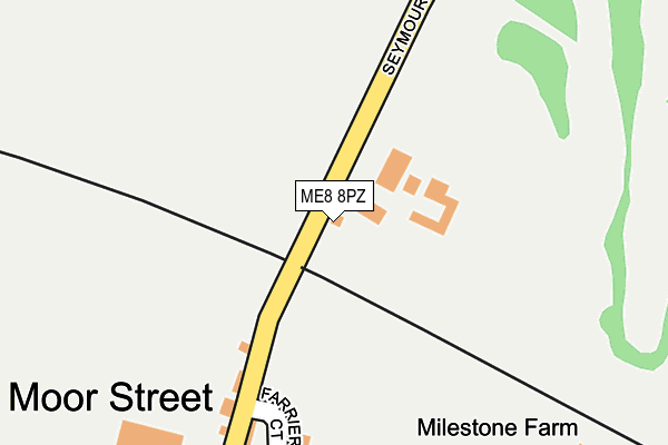 ME8 8PZ map - OS OpenMap – Local (Ordnance Survey) ME8 8PZ map - OS OpenMap – Local (Ordnance Survey)