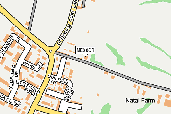 ME8 8QR map - OS OpenMap – Local (Ordnance Survey) ME8 8QR map - OS OpenMap – Local (Ordnance Survey)