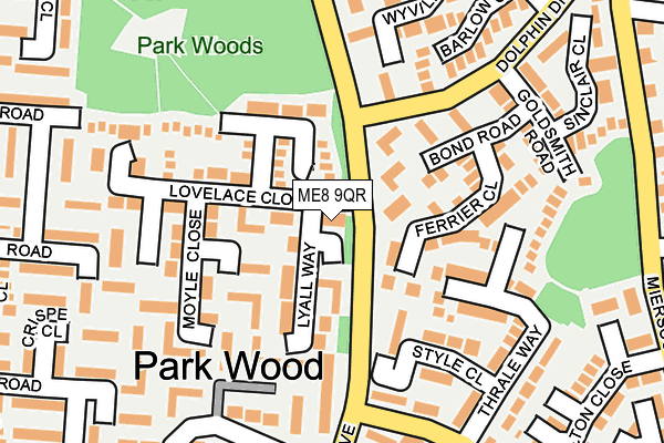 ME8 9QR map - OS OpenMap – Local (Ordnance Survey) ME8 9QR map - OS OpenMap – Local (Ordnance Survey)