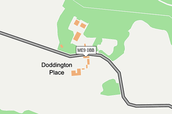 ME9 0BB map - OS OpenMap – Local (Ordnance Survey)