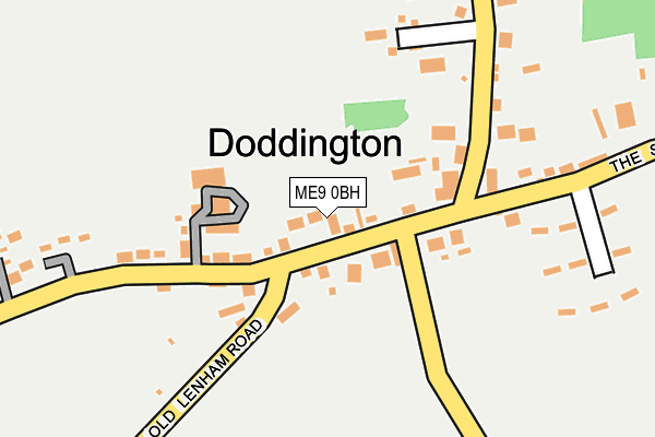 ME9 0BH map - OS OpenMap – Local (Ordnance Survey)