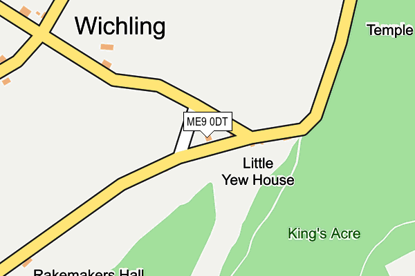 ME9 0DT map - OS OpenMap – Local (Ordnance Survey) ME9 0DT map - OS OpenMap – Local (Ordnance Survey)