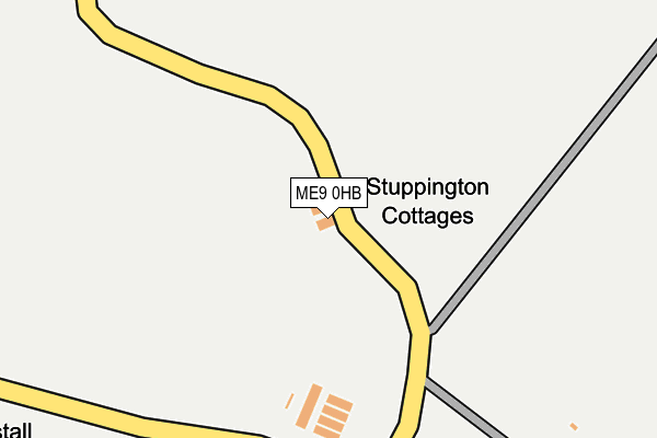ME9 0HB map - OS OpenMap – Local (Ordnance Survey) ME9 0HB map - OS OpenMap – Local (Ordnance Survey)